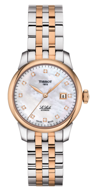  Shop Authentic Tissot Le Locle Automatic Lady Mother of Pearl Dial Two Tone Steel Strap Watch For Women - T006.207.22.116.00 - Luxxuri