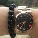  Shop Authentic Michael Kors Channing Black Dial Rose Gold Steel Strap Watch For Women - MK5937 - Luxxuri