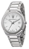  Shop Authentic Maserati Stile 3H White Dial Silver Steel Strap Watch For Men - R8853142005 - Luxxuri