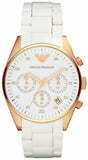  Shop Authentic Emporio Armani Sportivo Silver Dial White Silicone Strap Watch For Women - AR5920 - Luxxuri