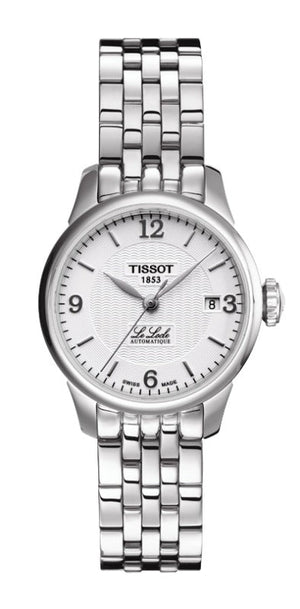  Shop Authentic Tissot Le Locle Small Lady Automatic Silver Dial Silver Steel Strap Watch For Women - T41.1.183.34 - Luxxuri