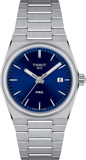 Tissot PRX Blue Dial Silver Steel Strap Watch For Men - T137.210.11.041.00