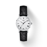  Shop Authentic Tissot Everytime Small White Dial Black Leather Strap Watch For Women - T109.210.16.033.00 - Luxxuri