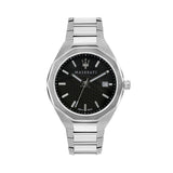  Shop Authentic Maserati Stile Analog Black Dial Silver Steel Strap Watch For Men - R8853142003 - Luxxuri