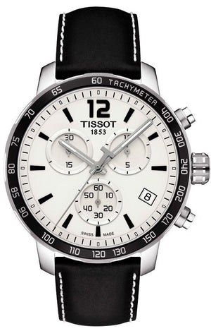  Shop Authentic Tissot Quickster Chronograph Quartz Watch For Men - T095.417.16.037.00 - Luxxuri