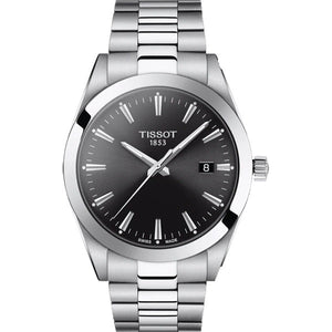  Shop Authentic Tissot Gentleman Black Dial Silver Steel Strap Watch For Men - T127.410.11.051.00 - Luxxuri
