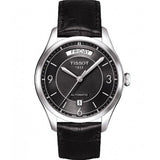  Shop Authentic Tissot T One Automatic Black Dial Black Leather Strap Watch For Men - T038.430.16.057.00 - Luxxuri