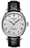  Shop Authentic Tissot Le Locle Powermatic 80 Silver Dial Black Leather Strap Watch For Men - T006.407.16.033.00 - Luxxuri