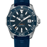  Shop Authentic Tag Heuer Aquaracer Calibre 5 Blue Dial Blue Silicone Strap Watch for Men -  WAY211C.FT6155 - Luxxuri