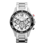  Shop Authentic Marc Jacobs Rock Chronograph White Dial Silver Steel Strap Watch for Men - MBM5027 - Luxxuri