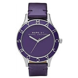  Shop Authentic Marc Jacobs Blade Purple Dial Purple Leather Strap Watch for Women - MBM1158 - Luxxuri