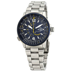  Shop Authentic Citizen Promaster Nighthawk Eco Drive Navy Blue Dial Silver Steel Strap Watch For Men - BJ7006-56L - Luxxuri