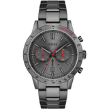  Shop Authentic Hugo Boss Allure Chronograph Grey Dial Grey Steel Strap Watch for Men - 1513924 - Luxxuri