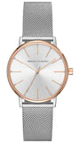  Shop Authentic Armani Exchange Lola Analog White Dial Silver Mesh Strap Watch For Women - AX5537 - Luxxuri