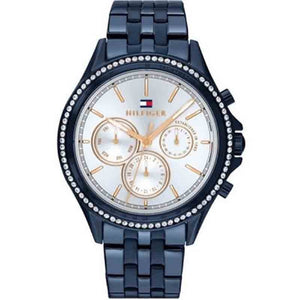  Shop Authentic Tommy Hilfiger Ari Diamonds White Dial Blue Steel Strap Watch for Women - 1782003 - Luxxuri