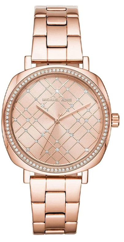  Shop Authentic Michael Kors Nia Quartz Rose Gold Dial Rose Gold Steel Strap Watch For Women - MK3990 - Luxxuri