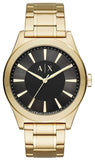  Shop Authentic Armani Exchange Nico Analog Black Dial Gold Steel Strap Watch For Men - AX2328 - Luxxuri