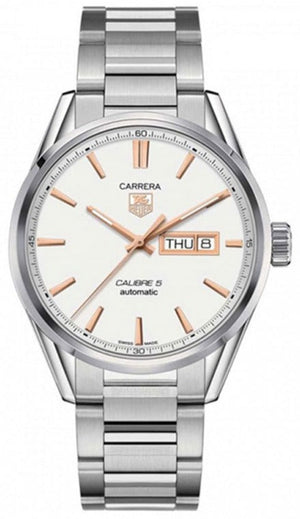  Shop Authentic Tag Heuer Carrera White Dial Watch for Men - WAR201D.BA0723 - Luxxuri