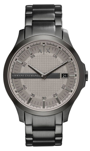  Shop Authentic Armani Exchange Hampton Chronograph Grey Dial Grey Steel Strap Watch For Men - AX2194 - Luxxuri