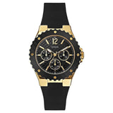  Shop Authentic Guess Overdrive Black Dial Black Rubber Strap Watch for Women - W0149L4 - Luxxuri