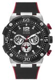  Shop Authentic Guess Navigator Black Dial Black Rubber Strap Watch for Men - GW0264G1 - Luxxuri