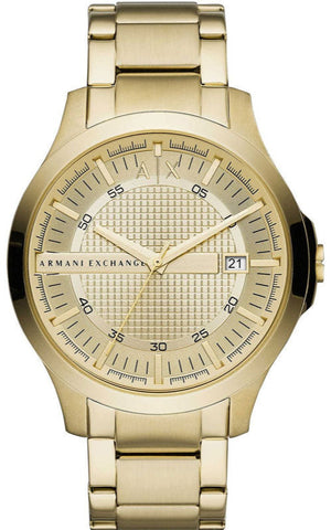  Shop Authentic Armani Exchange Hampton Chronograph Gold Dial Gold Steel Strap Watch For Men - AX2415 - Luxxuri