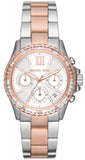  Shop Authentic Michael Kors Everest Chronograph White Dial Two Tone Steel Strap Watch For Women - MK7214 - Luxxuri