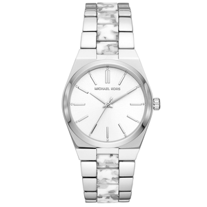  Shop Authentic Michael Kors Channing Quartz White Dial Two Tone Steel Strap Watch For Women - MK6649 - Luxxuri