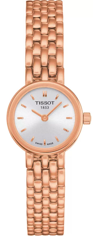  Shop Authentic Tissot T Lady Lovely Silver Dial Rose Gold Steel Strap Watch For Women - T058.009.33.031.01 - Luxxuri