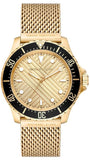  Shop Authentic Michael Kors Everest Chronograph Gold Dial Gold Mesh Strap Watch For Men - MK9083 - Luxxuri