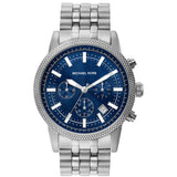  Shop Authentic Michael Kors Hutton Chronograph Blue Dial Blue Steel Strap Watch For Men - MK8952 - Luxxuri