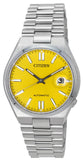  Shop Authentic Citizen Tsuyosa Automatic Yellow Dial Silver Steel Strap Watch for Men - NJ0150-81Z - Luxxuri
