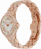 Shop Authentic Michael Kors Camille Analog Silver Dial Rose Gold Steel Strap Watch for Women - MK4810 - Luxxuri