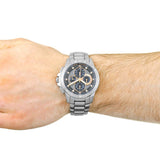  Shop Authentic Michael Kors Ryker Chronograph Black Dial Silver Steel Strap Watch For Men - MK8528 - Luxxuri