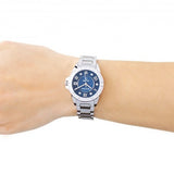  Shop Authentic Bulova Marine Star Blue Dial Silver Steel Strap Watch for Women - 96R215 - Luxxuri