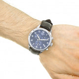  Shop Authentic Tissot Chrono XL Classic Blue Dial Brown Leather Strap Watch For Men - T116.617.16.047.00 - Luxxuri