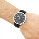  Shop Authentic Tissot Chrono XL Classic Black Dial Black Leather Strap Watch For Men - T116.617.16.057.00 - Luxxuri