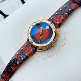  Shop Authentic Versace Shadov Quartz Red Dial Red Leather Strap Watch for Women - VEBM00918 - Luxxuri