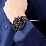  Shop Authentic Maserati Epoca Chronograph Black Dial Black Mesh Strap Watch For Men - R8873618013 - Luxxuri