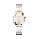  Shop Authentic Bvlgari Serpenti Seduttori Quartz Silver Dial Silver Steel Strap Watch for Women - SERPENTI103144 - Luxxuri