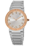  Shop Authentic Bvlgari Bvlgari Bvlgari Lady Diamonds Silver Dial Silver Steel Strap Watch for Women - BVLGARI103577 - Luxxuri