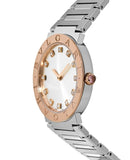  Shop Authentic Bvlgari Bvlgari Bvlgari Lady Diamonds Silver Dial Silver Steel Strap Watch for Women - BVLGARI103577 - Luxxuri