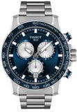  Shop Authentic Tissot Supersport Chrono Blue Dial Silver Steel Strap Watch For Men - T125.617.11.041.00 - Luxxuri