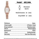  Shop Authentic Emporio Armani Gianni T Bar Quartz Crystals White Dial Rose Gold Steel Strap Watch For Women - AR11406 - Luxxuri