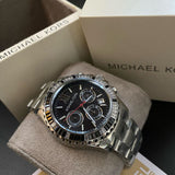  Shop Authentic Michael Kors Everest Chronograph Black Dial Silver Steel Strap Watch For Women - MK5753 - Luxxuri