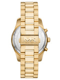  Shop Authentic Michael Kors Lexington Chronograph Blue Dial Gold Steel Strap Watch for Men - MK9153 - Luxxuri