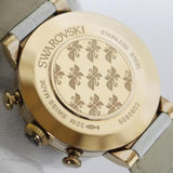  Shop Authentic Swarovski Citra Sphere Chrono White Dial White Leather Strap Watch for Women - 5080602 - Luxxuri