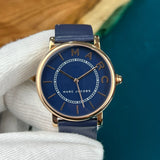  Shop Authentic Marc Jacobs Roxy Navy Blue Dial Blue Leather Strap Watch for Women - MJ1534 - Luxxuri