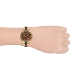  Shop Authentic Michael Kors Everest Chronograph Brown Dial Two Tone Steel Strap Watch For Women - MK6973 - Luxxuri