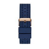  Shop Authentic Guess Fleet Blue Dial Blue Rubber Strap Watch for Men - W0971G3 - Luxxuri